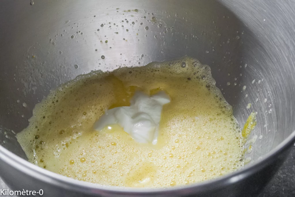 Gâteau à la farine de millet et aux mûres - Étape 4