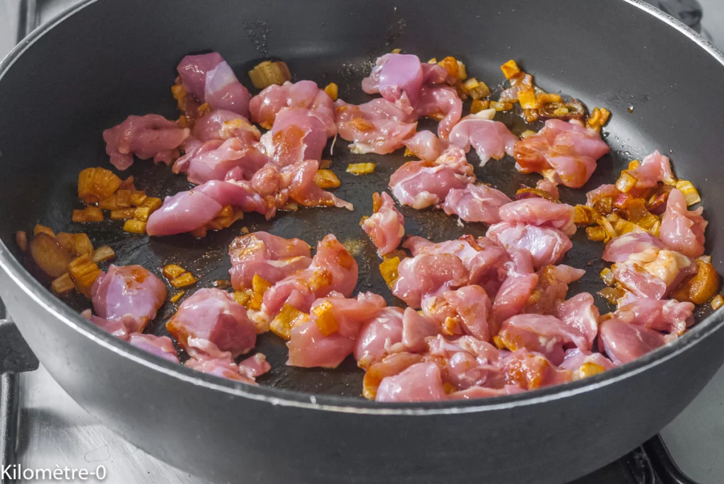 Poulet aux poivrons - Étape 5