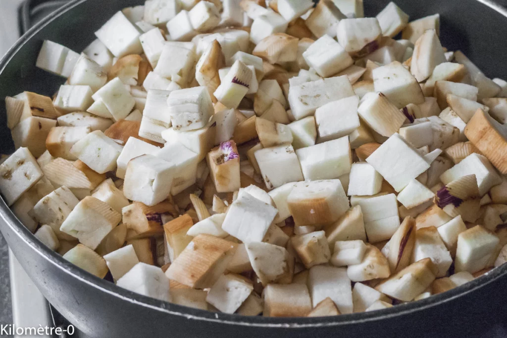 Hamburger d&rsquo;aubergines aux herbes - Étape 2