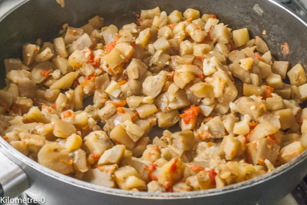 Hamburger d&rsquo;aubergines aux herbes - Étape 4