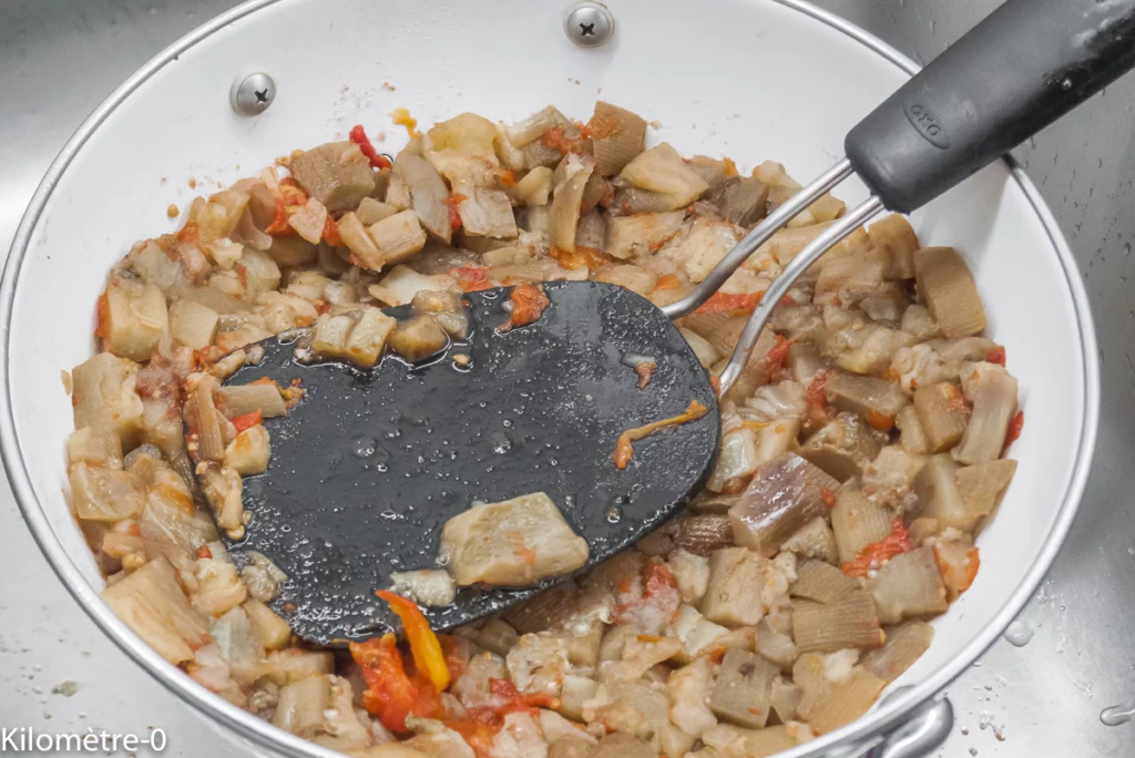 Hamburger d&rsquo;aubergines aux herbes - Étape 5