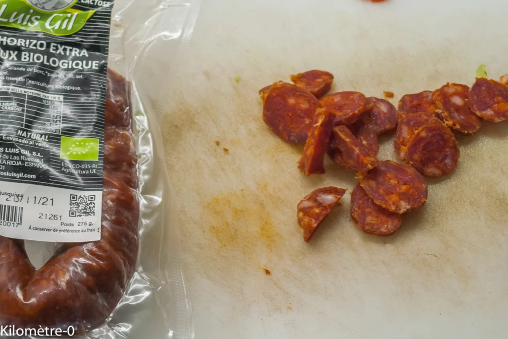 Moules aux poivrons, tomates et chorizo - Étape 3