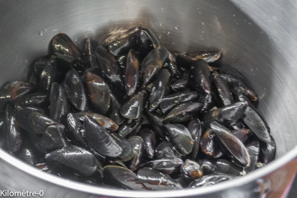 Moules aux poivrons, tomates et chorizo - Étape 5