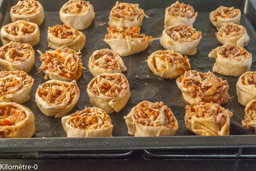 Pizza roulée au thon - Étape 9