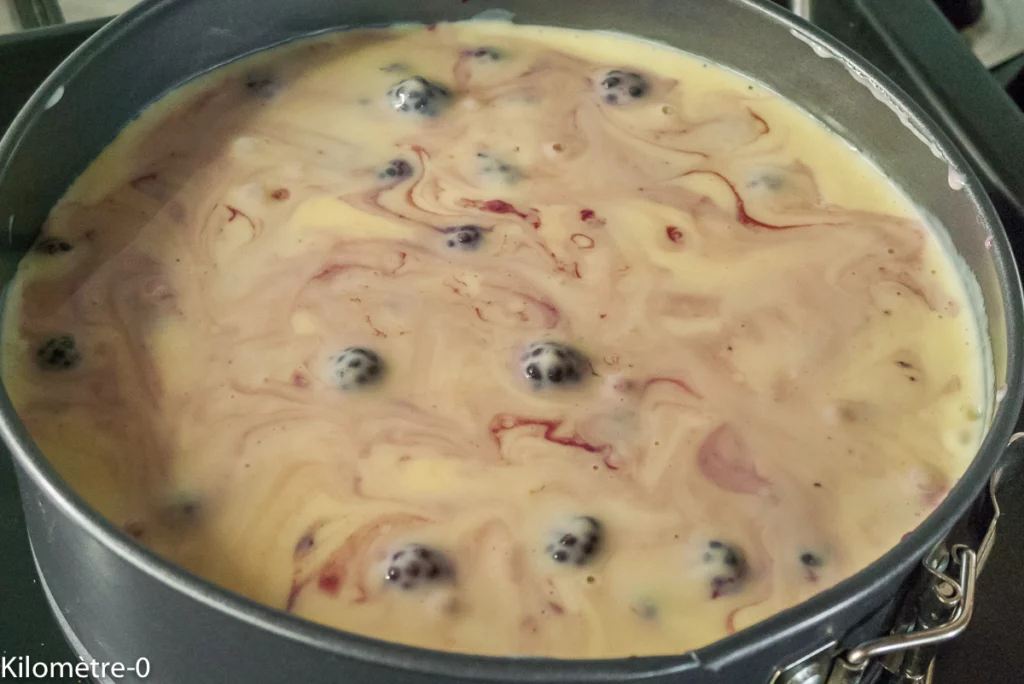 Gâteau moelleux aux mûres et à la ricotta - Étape 7