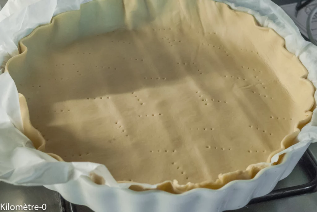 Tarte aux tomates, moutarde et comté - Étape 2