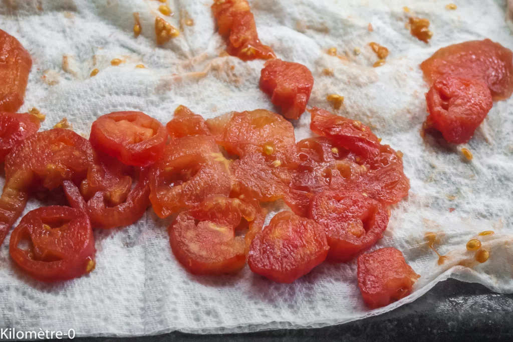 Tarte aux tomates, moutarde et comté - Étape 1