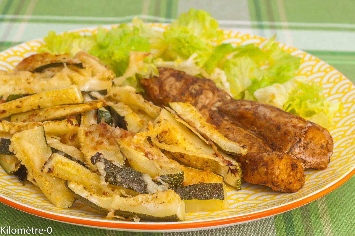 Photo de recette de grillades, légumes, été, courgettes, frites, frites de courgettes, facile, bio, rapide, Kilomètre-0, blog de cuisine réalisée à partir de produits de saison et issus de circuits courts