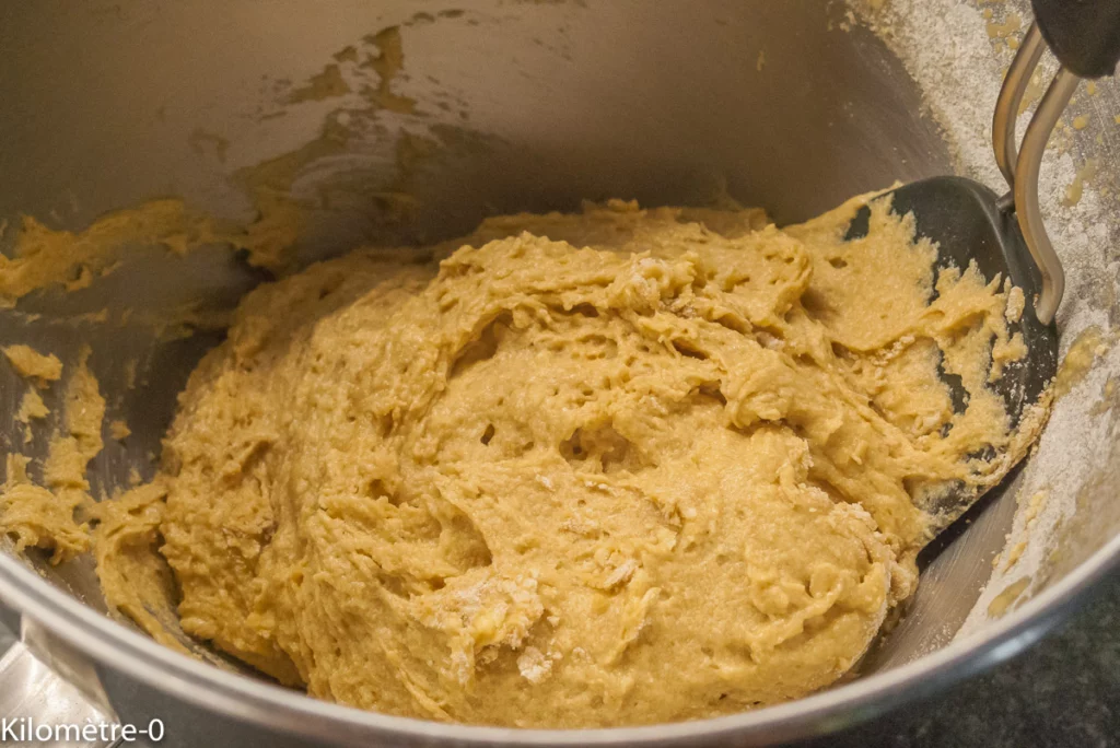 Gâteau du matin mûres, amandes, litchi - Étape 6