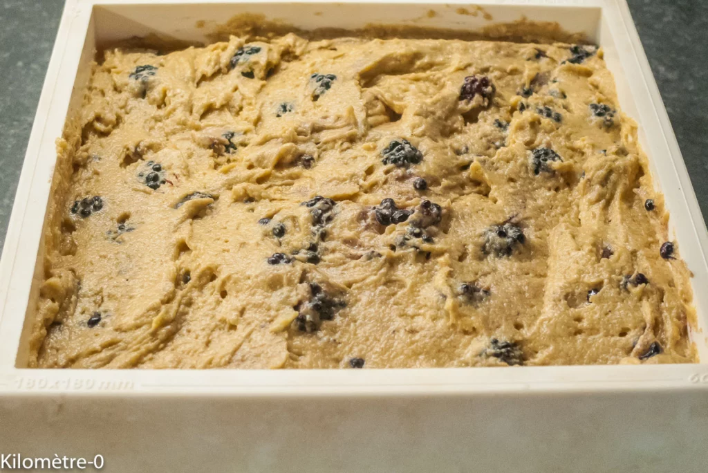 Gâteau du matin mûres, amandes, litchi - Étape 10