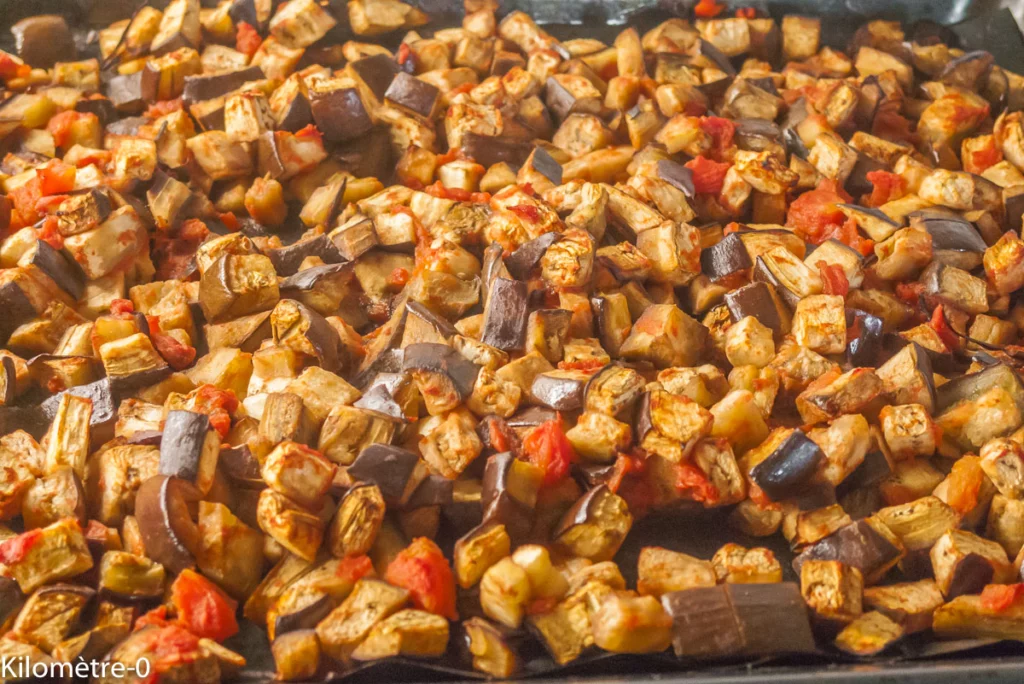 Poivrons farcis aux aubergines et aux pois chiches - Étape 6