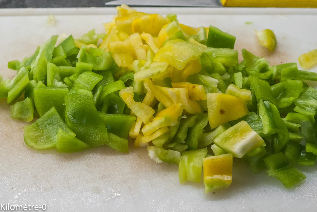 Pâtes aux poivrons et chorizo - Étape 3