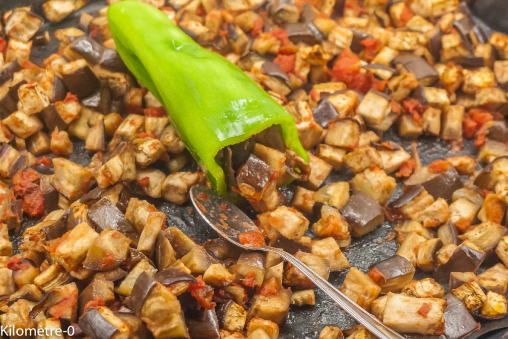 Poivrons farcis aux aubergines et aux pois chiches - Étape 8