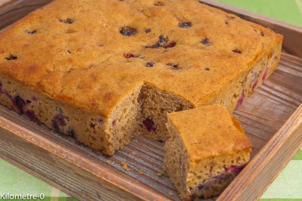 Gâteau du matin mûres, amandes, litchi - Étape 12