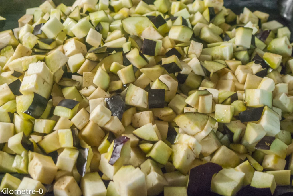 Poivrons farcis aux aubergines et aux pois chiches - Étape 3