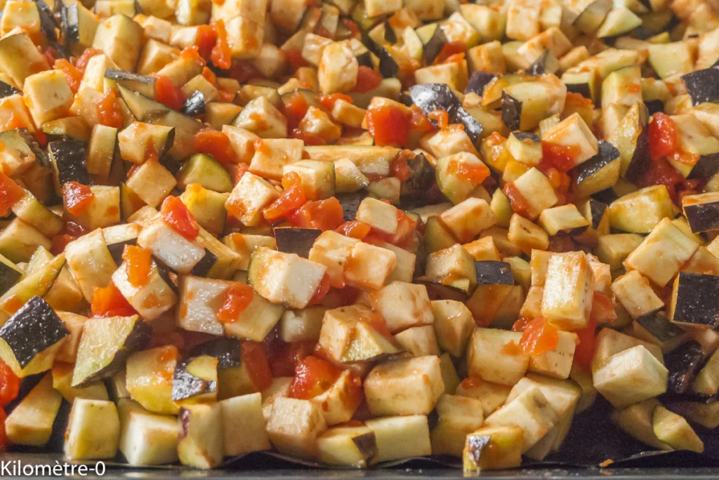 Poivrons farcis aux aubergines et aux pois chiches - Étape 5