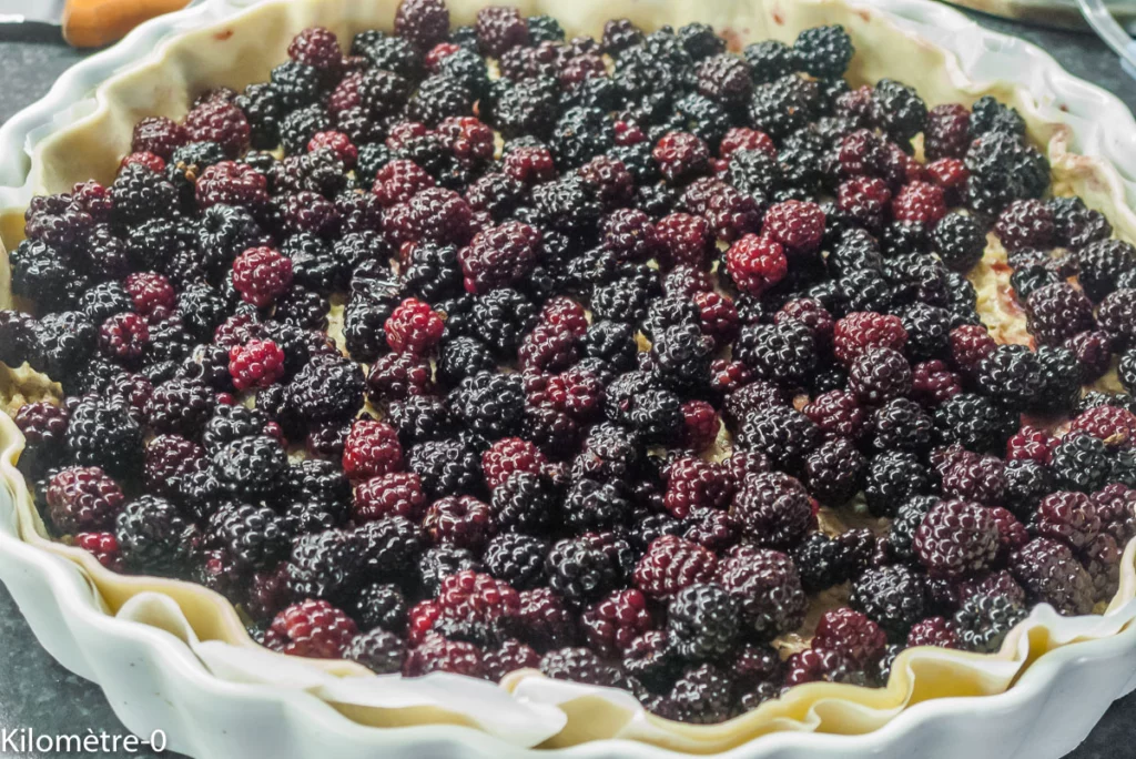 Tarte gourmande aux mûres - Étape 9