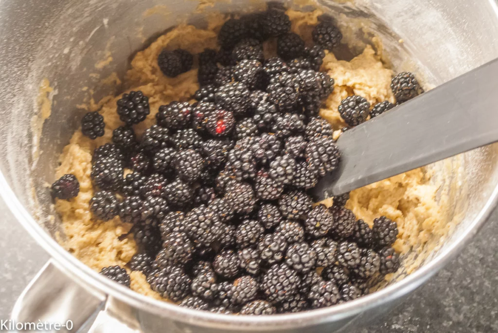 Scones aux mûres - Étape 5