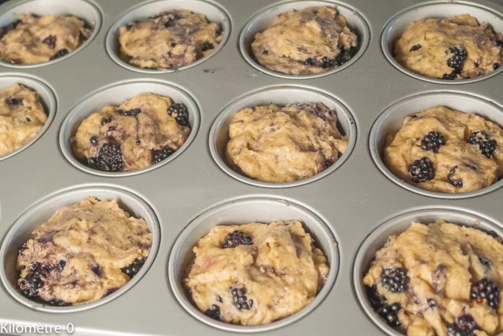 Scones aux mûres - Étape 7