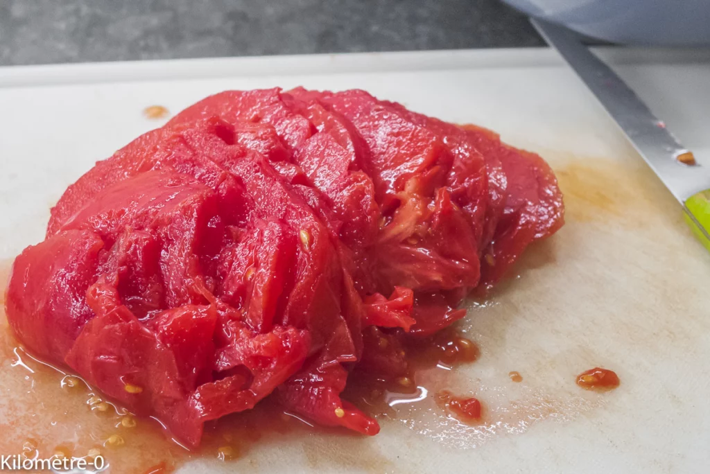 Poivrons farcis aux aubergines et aux pois chiches - Étape 4