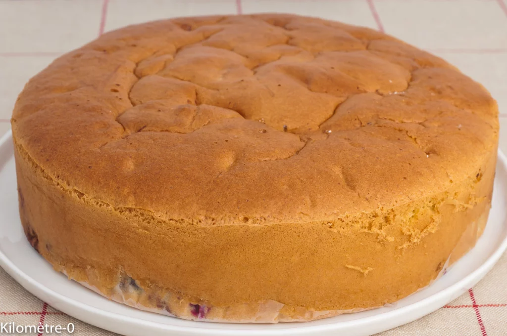 Biscuit de Savoie aux mûres - Étape 11