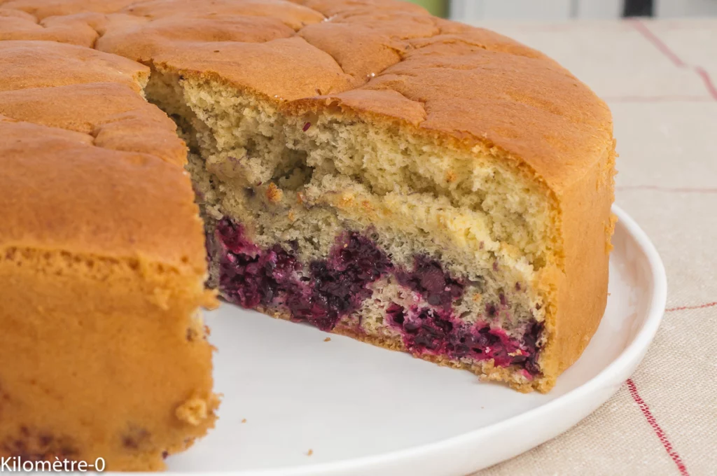 Biscuit de Savoie aux mûres - Étape 12