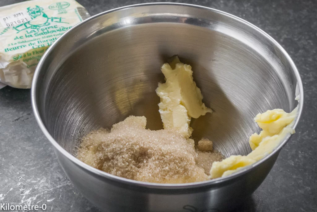 Carrés sablés aux mûres - Étape 2