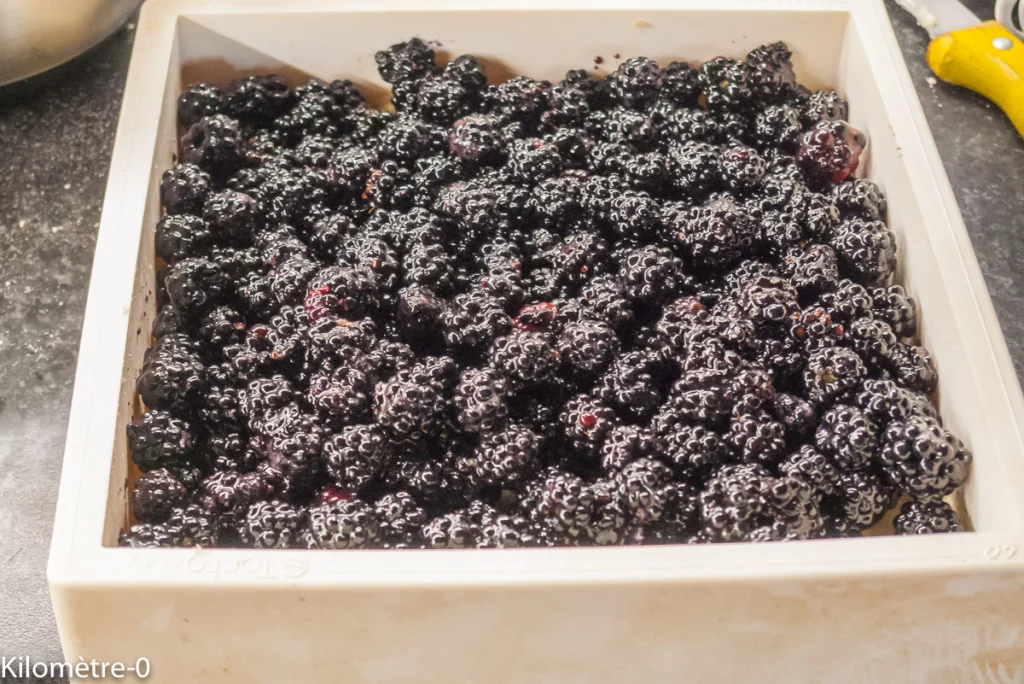 Carrés sablés aux mûres - Étape 8