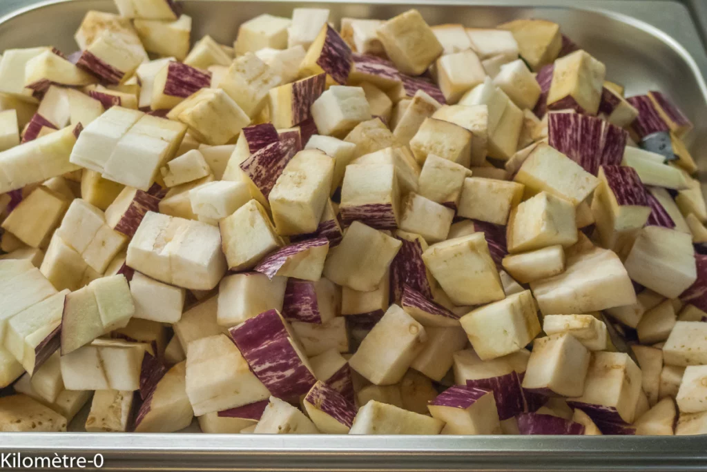 Quiche aux aubergines et au thon - Étape 2