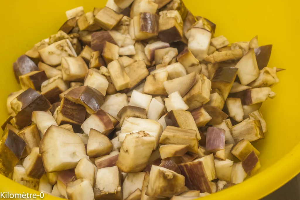 Quiche aux aubergines et au thon - Étape 3