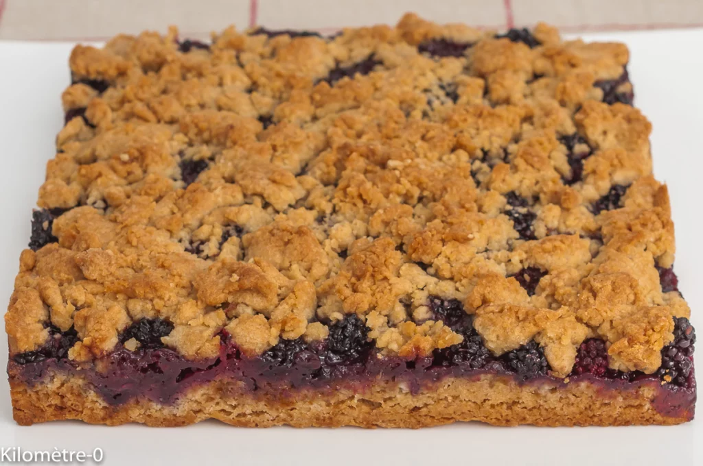 Carrés sablés aux mûres - Étape 10