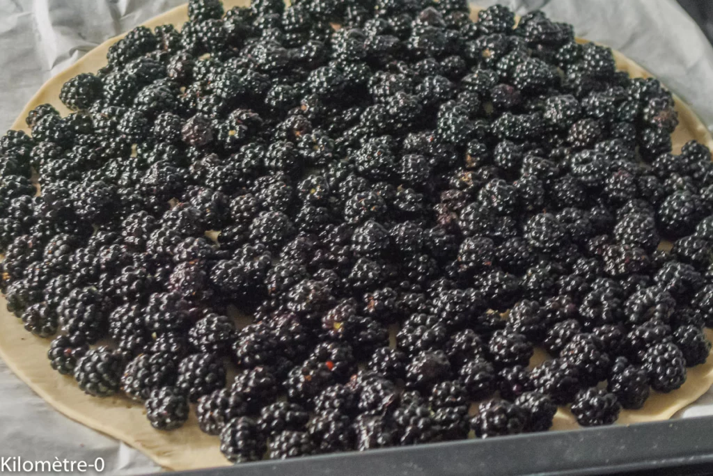 Tarte fine aux mûres - Étape 2