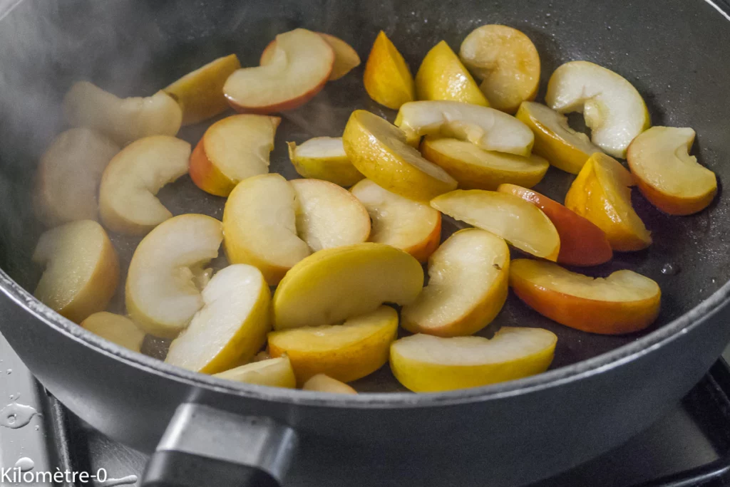 Salade de boudin noir aux pommes - Étape 3