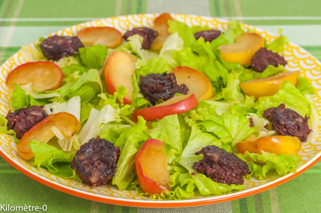 Salade de boudin noir aux pommes - Étape 6