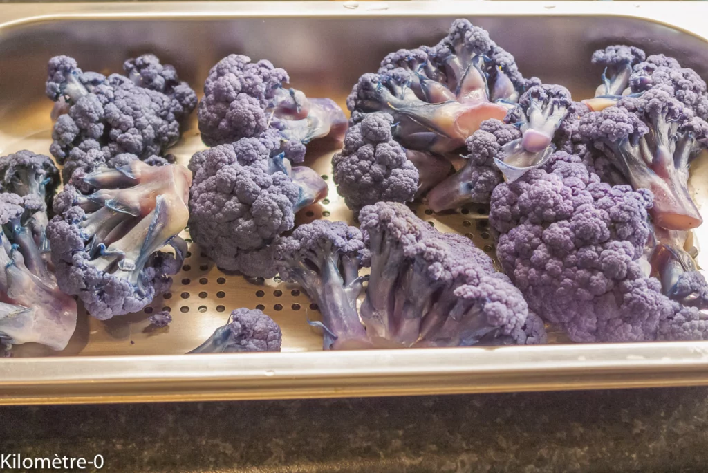 Oeufs nuage au chorizo, salade de chou fleur - Étape 2