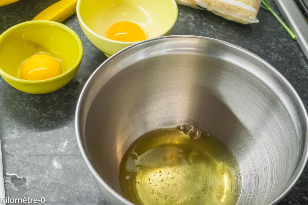 Oeufs nuage au chorizo, salade de chou fleur - Étape 4