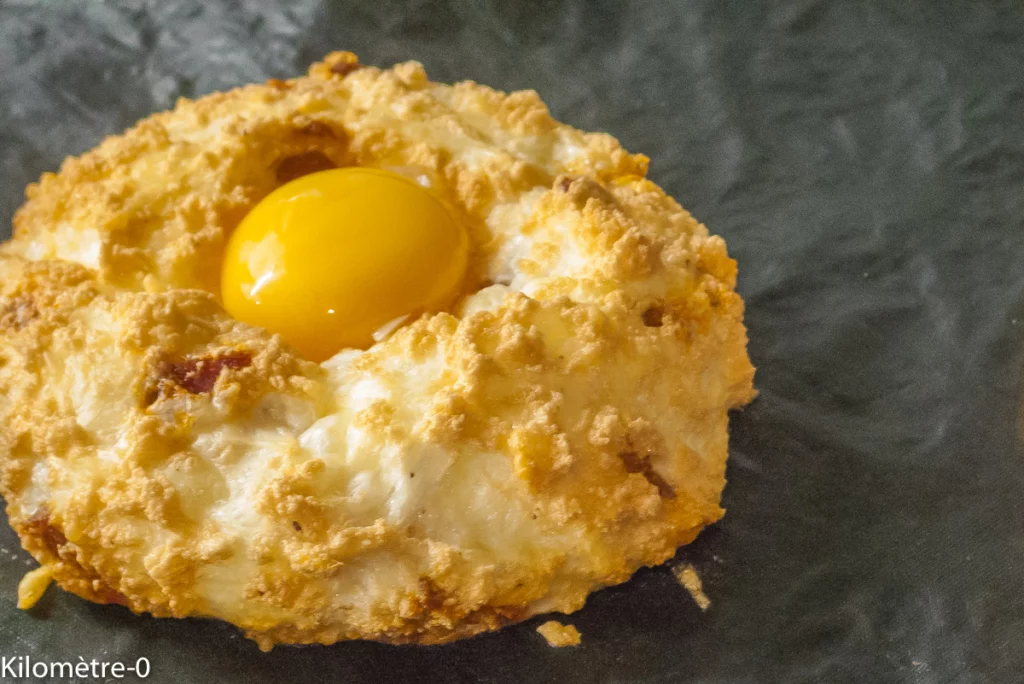 Oeufs nuage au chorizo, salade de chou fleur - Étape 9