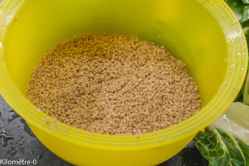 Gratin de semoule d&rsquo;épeautre aux blettes - Étape 4