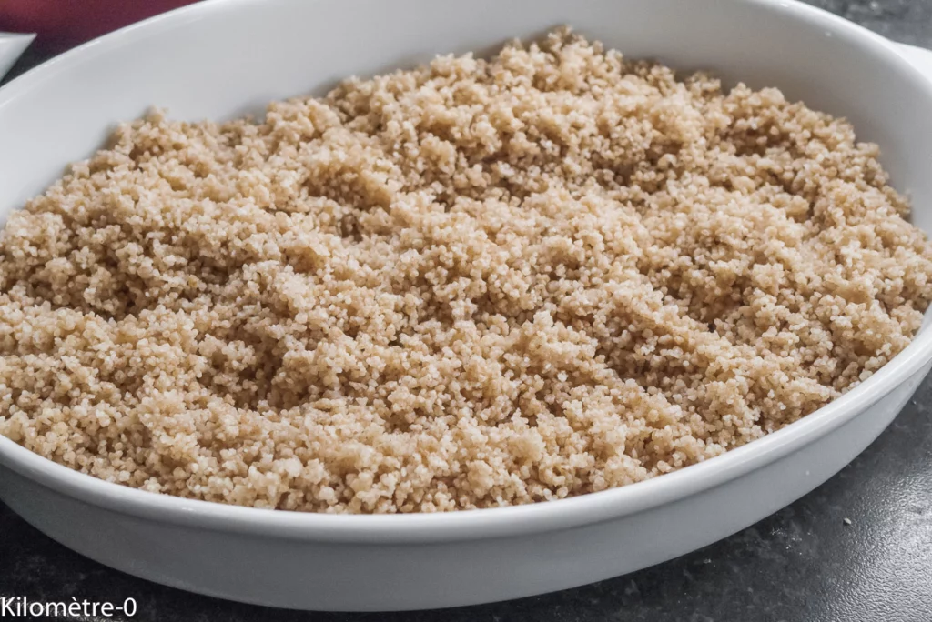 Gratin de semoule d&rsquo;épeautre aux blettes - Étape 5