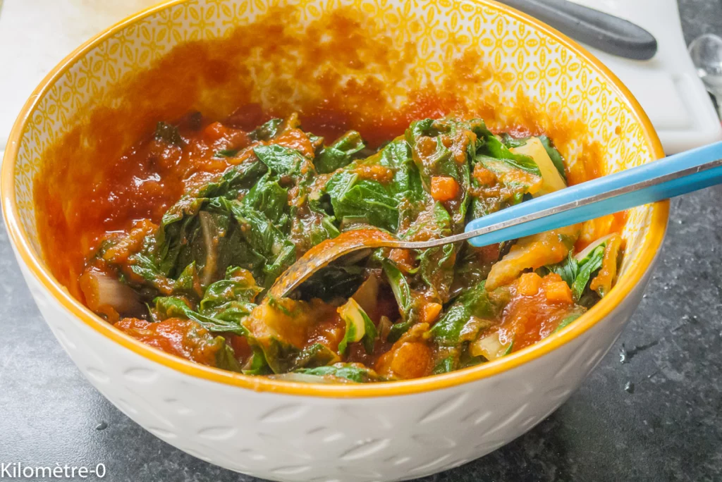 Gratin de semoule d&rsquo;épeautre aux blettes - Étape 9