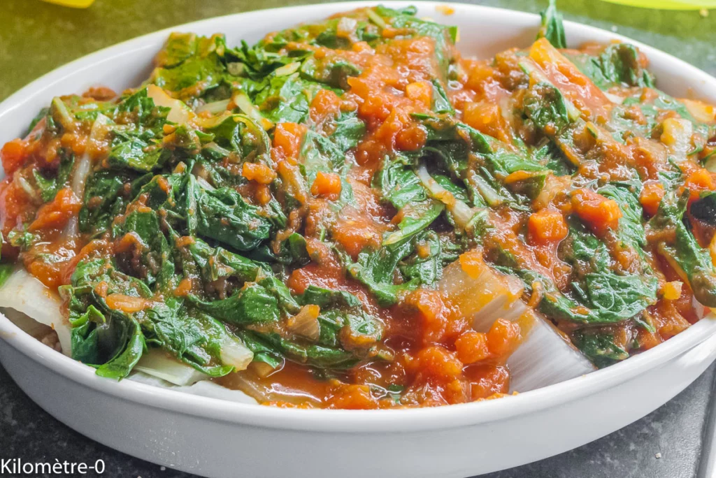 Gratin de semoule d&rsquo;épeautre aux blettes - Étape 10