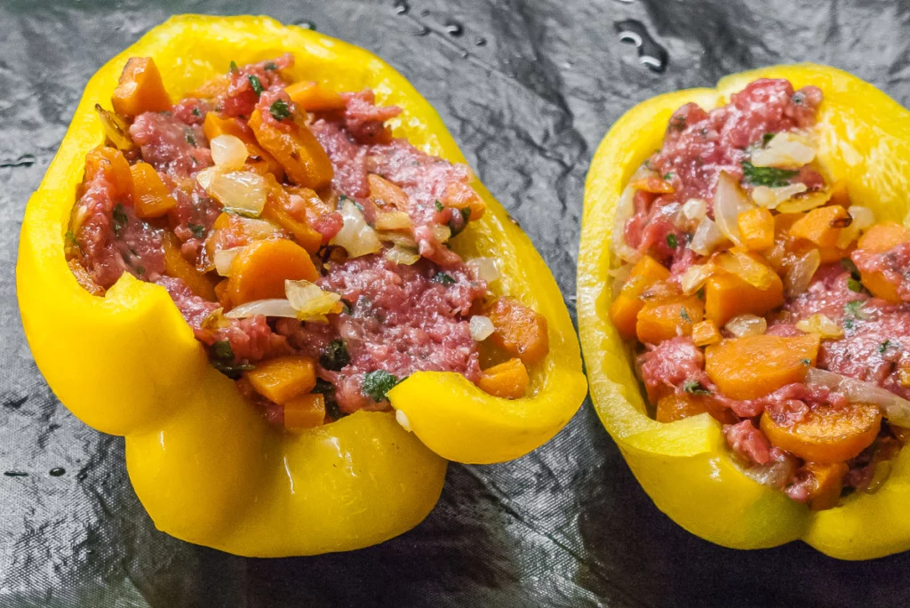 Poivrons farcis au boeuf - Étape 6