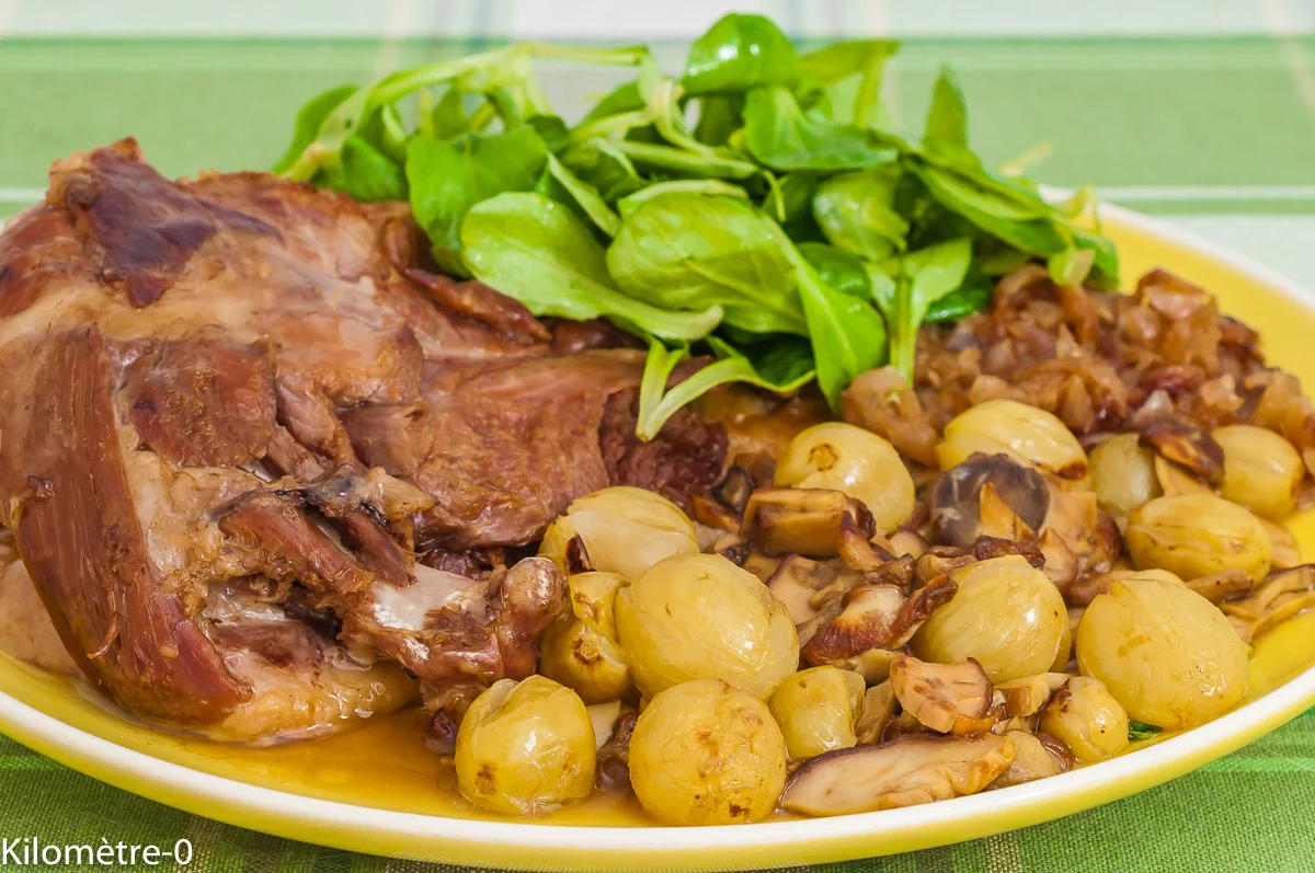 Photo de recette de confit de canard, confit, raisins, raisin d'Italie, raisins secs, oignons, confits, facile, rapide, automne, Kilomètre-0, blog de cuisine réalisée à partir de produits de saison et issus de circuits courts