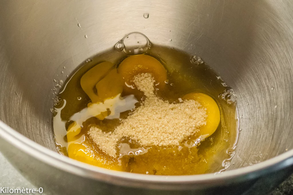 Gâteau moelleux aux poires et noisettes - Étape 1