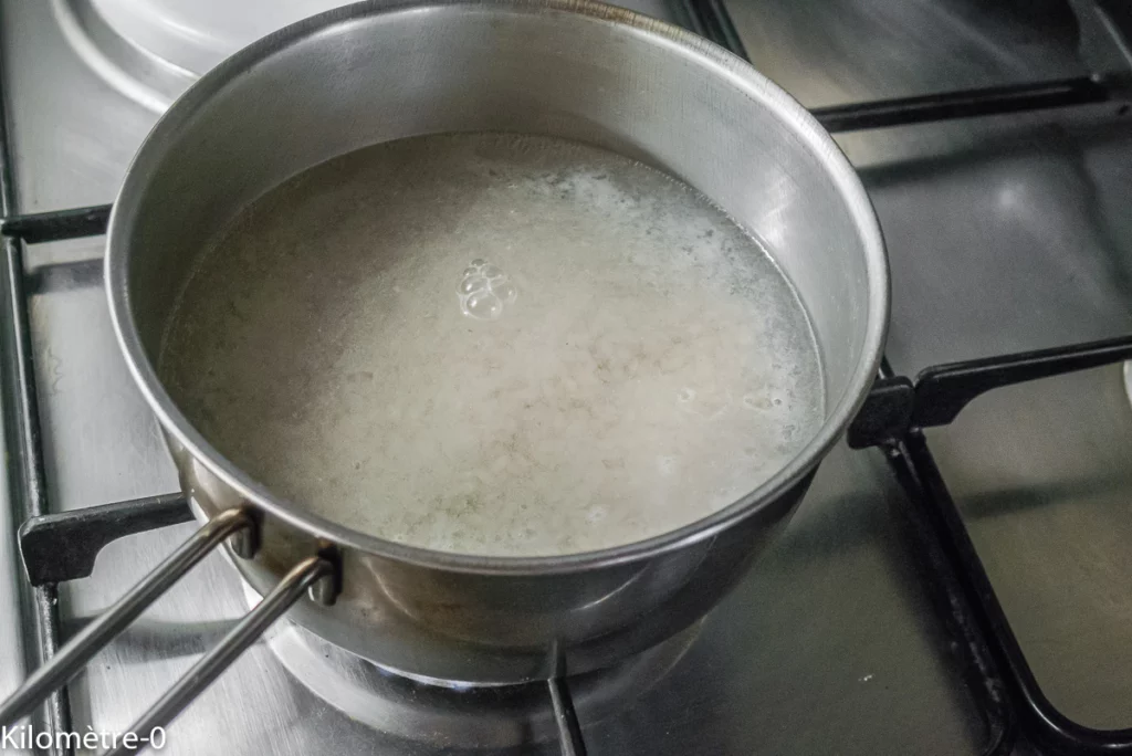 Gâteau de riz au sirop d&rsquo;érable - Étape 1