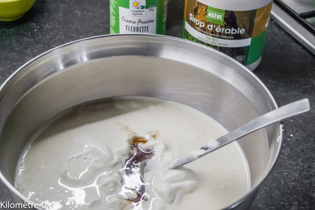 Cheesecake au sirop d&rsquo;érable et aux fruits secs - Étape 2