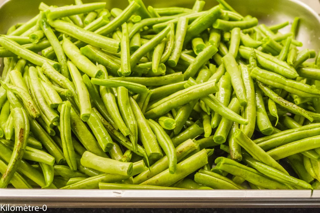 Salade de haricots verts, pommes de terre et oeufs - Étape 2