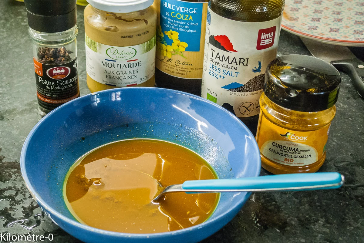 Photo de recette de Kilomètre-0, blog de cuisine réalisée à partir de produits de saison et issus de circuits courts