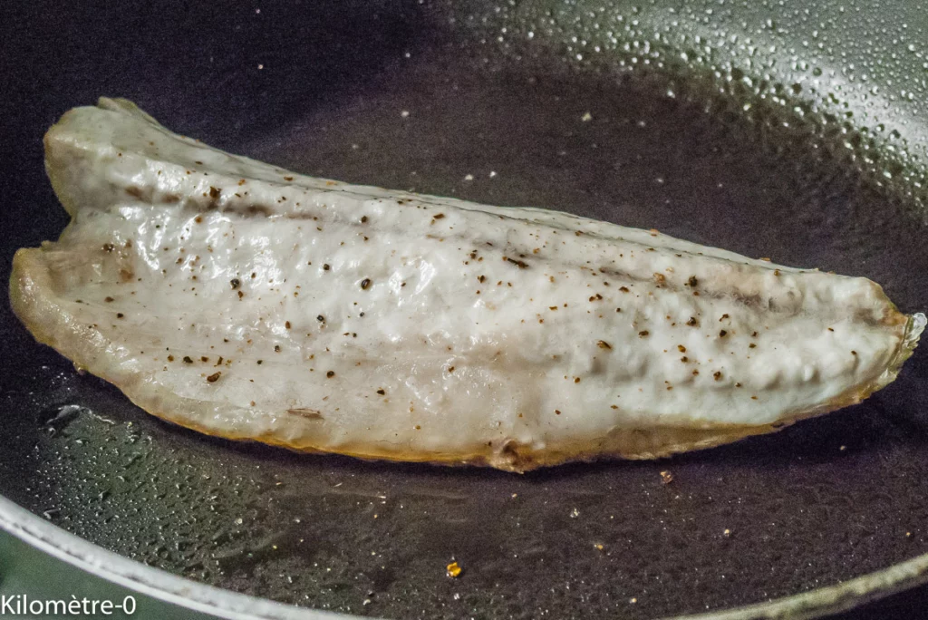 Bar aux aubergines et aux cèpes - Étape 6