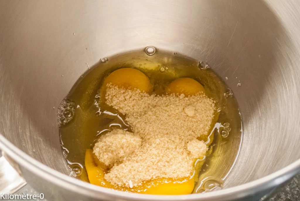 Gâteau aux poires et à la noix de coco - Étape 2